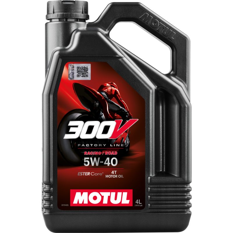 Motul 300V Factory Line Road Racing 5W40 — Case of 4 × 4L