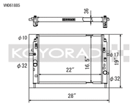 Koyo 06-13 Mazda MX-5 Miata (MT) Radiator - view 1