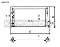 Koyo 10-14 Mazda Mazda3/Mazdaspeed3 2.3L/2.5L I4 Radiator - view 1