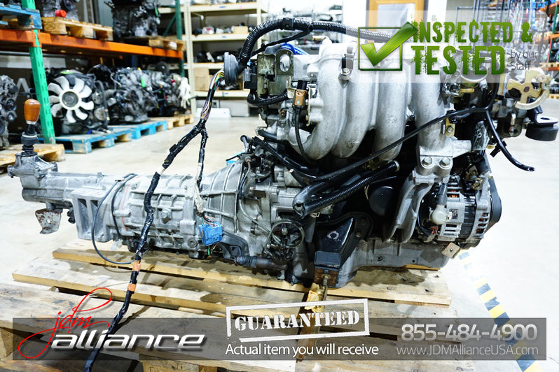JDM 98-00 Mazda Miata MX-5 BP 1.8L DOHC Engine + 6 Speed Manual Transmission