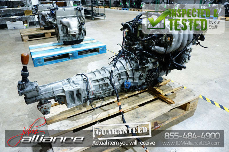 JDM 98-00 Mazda Miata MX-5 BP 1.8L DOHC Engine + 6 Speed Manual Transmission