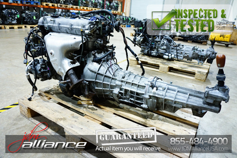 JDM 98-00 Mazda Miata MX-5 BP 1.8L DOHC Engine + 6 Speed Manual Transmission