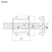 Koyo Aluminum Racing Radiator - 2020+ Toyota Supra A90 3.0L Turbo - view 1