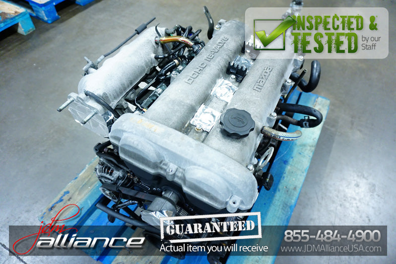 JDM 94-97 Mazda Miata MX-5 BP 1.6L DOHC Engine + 5 Speed Manual Transmission