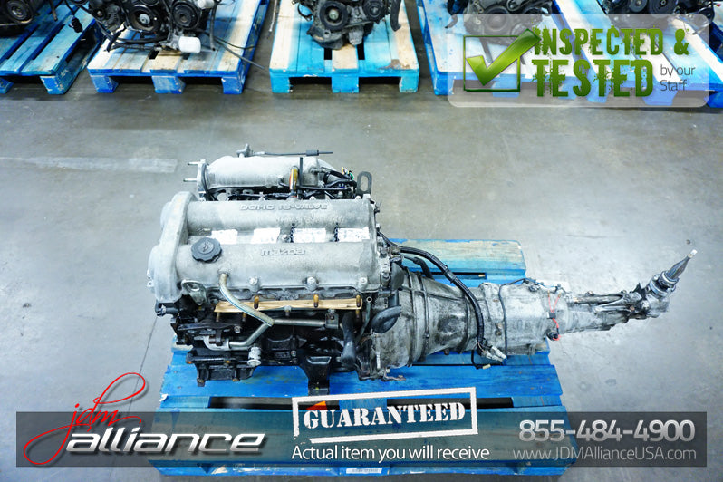 JDM 94-97 Mazda Miata MX-5 BP 1.6L DOHC Engine + 5 Speed Manual Transmission