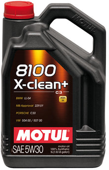Motul 5L Synthetic Engine Oil 8100 5W30 X-CLEAN Plus - view 1