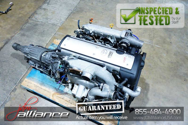 JDM 1JZ-GTE Toyota 2.5L Twin Turbo VVT-i Front Sump Engine