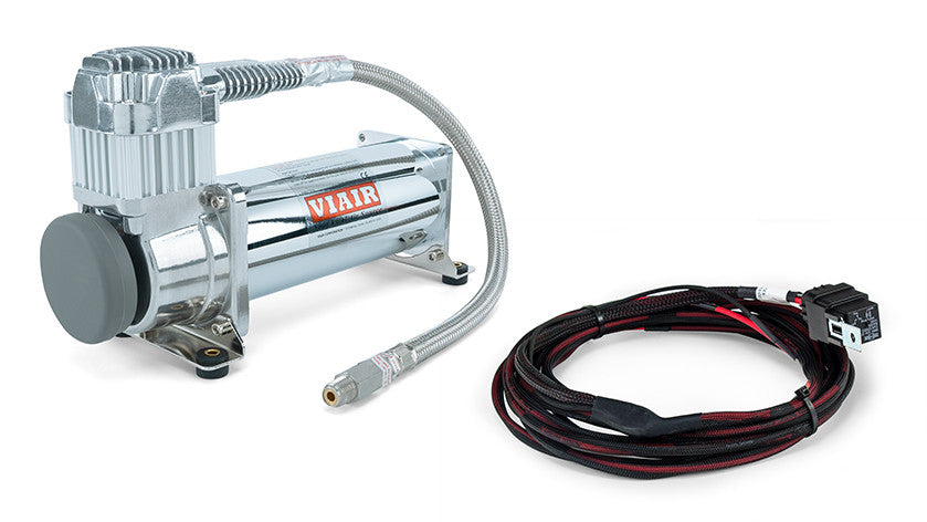 Air Lift Performance Second Compressor Kit - VIAIR 444C Chrome with Harness (27750)