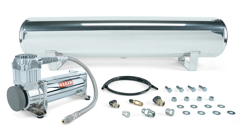 Air Lift Performance 4 Gallon Polished Tank + VIAIR 444C Chrome (27802)