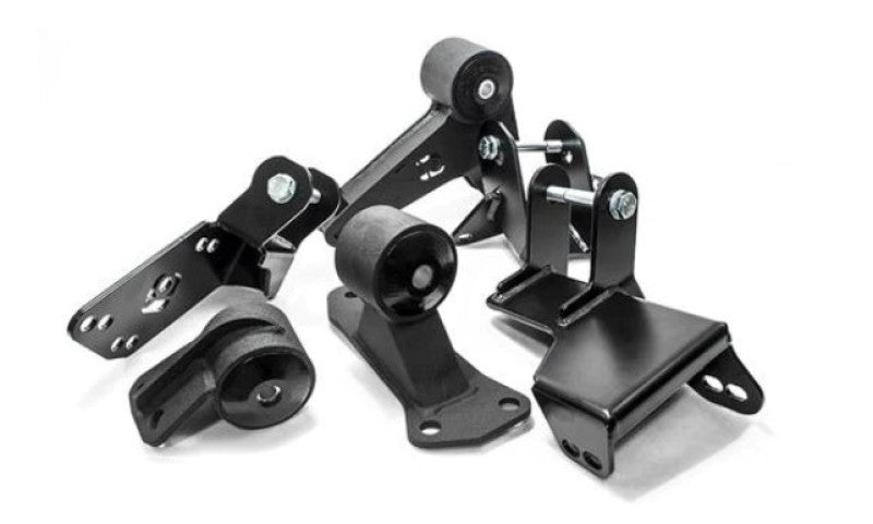 Innovative Mounts 96-00 Civic K-Series Black Steel Mounts 75A Bushings (EG/DC Subframe)