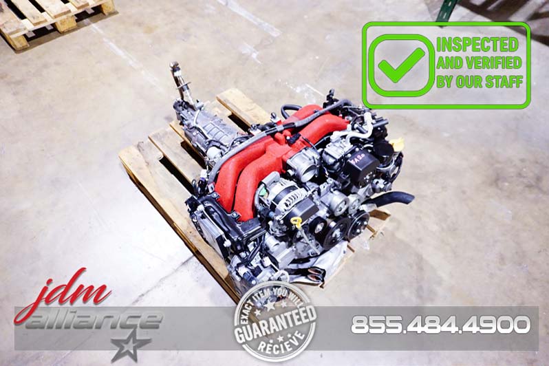 JDM 17-20 SUBARU BRZ FA20 RED TOP MOTOR 2.0L 6-SP MANUAL TRANS 42K FRS 86 SCION - JDM Alliance LLC