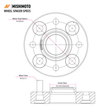 Mishimoto Wheel Spacers - 5x114.3 - 66.1 - 25 - M12 - Black - view 5