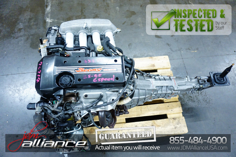 JDM 98-05 Toyota 3SGE 2.0L DOHC Dual VVTi Beams Engine + 6 spd Transmission