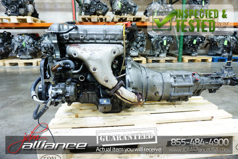 JDM 90-97 Mazda Miata B6ZE 1.6L DOHC Engine + 5 Speed Manual Transmission