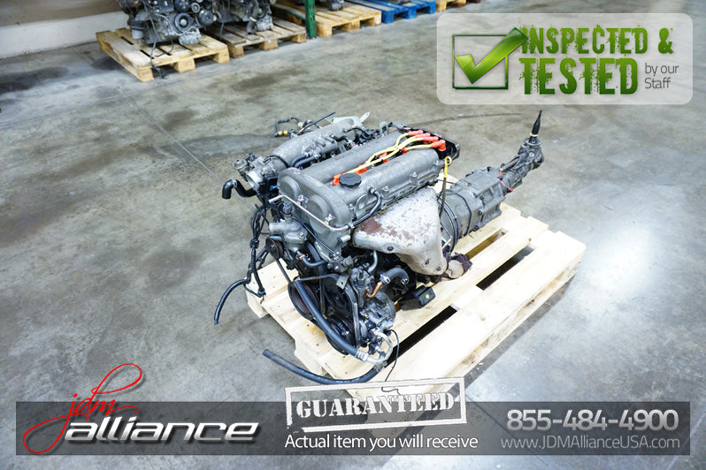JDM 90-97 Mazda Miata B6ZE 1.6L DOHC Engine + 5 Speed Manual Transmission