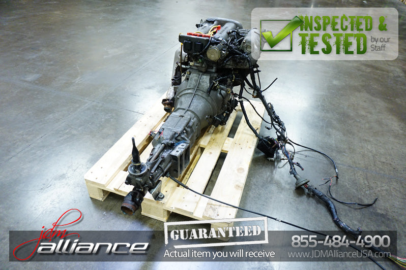 JDM 90-97 Mazda Miata B6ZE 1.6L DOHC Engine + 5 Speed Manual Transmission