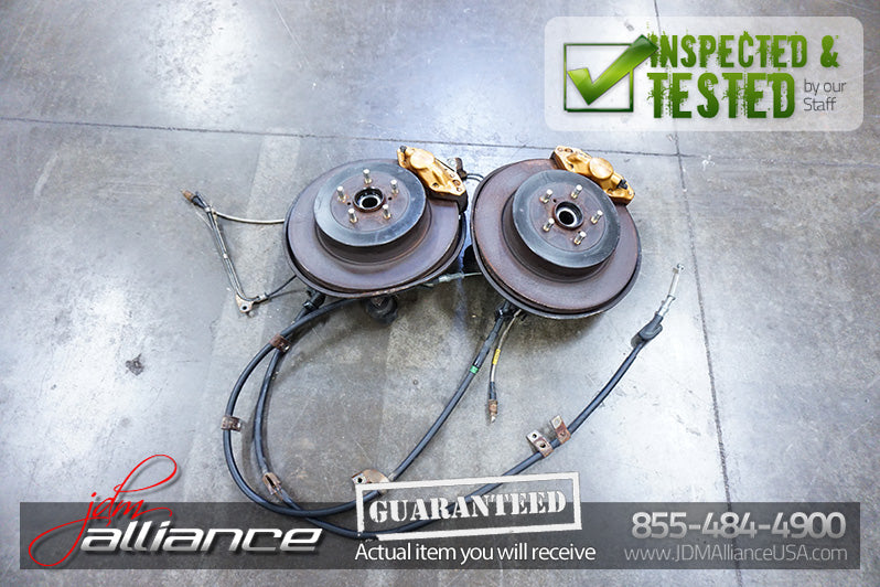 JDM Subaru Impreza WRX STi Brembo Brake Caliper Hub Spindle 5x100 Front & Rear