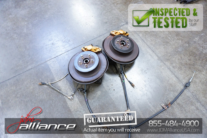 JDM Subaru Impreza WRX STi Brembo Brake Caliper Hub Spindle 5x100 Front & Rear