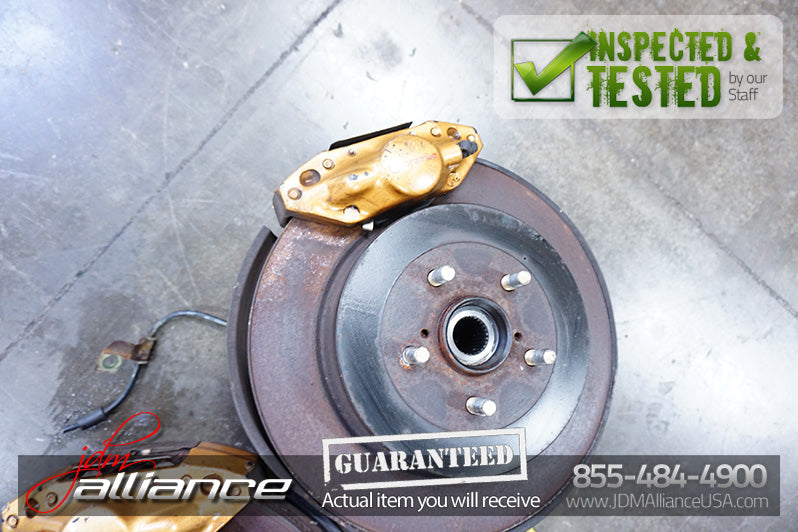 JDM Subaru Impreza WRX STi Brembo Brake Caliper Hub Spindle 5x100 Front & Rear