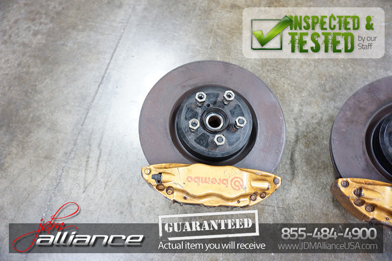 JDM Subaru Impreza WRX STi Brembo Brake Caliper Hub Spindle 5x100 Front & Rear