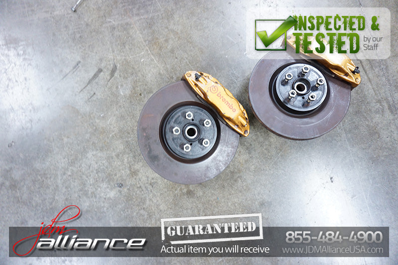 JDM Subaru Impreza WRX STi Brembo Brake Caliper Hub Spindle 5x100 Front & Rear