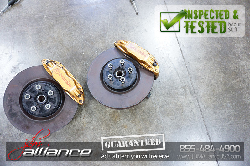 JDM Subaru Impreza WRX STi Brembo Brake Caliper Hub Spindle 5x100 Front & Rear