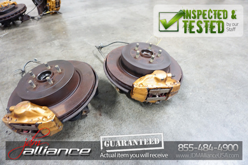 JDM Subaru Impreza WRX STi Brembo Brake Caliper Hub Spindle 5x100 Front & Rear