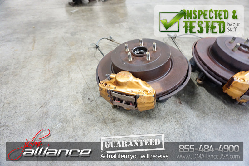 JDM Subaru Impreza WRX STi Brembo Brake Caliper Hub Spindle 5x100 Front & Rear