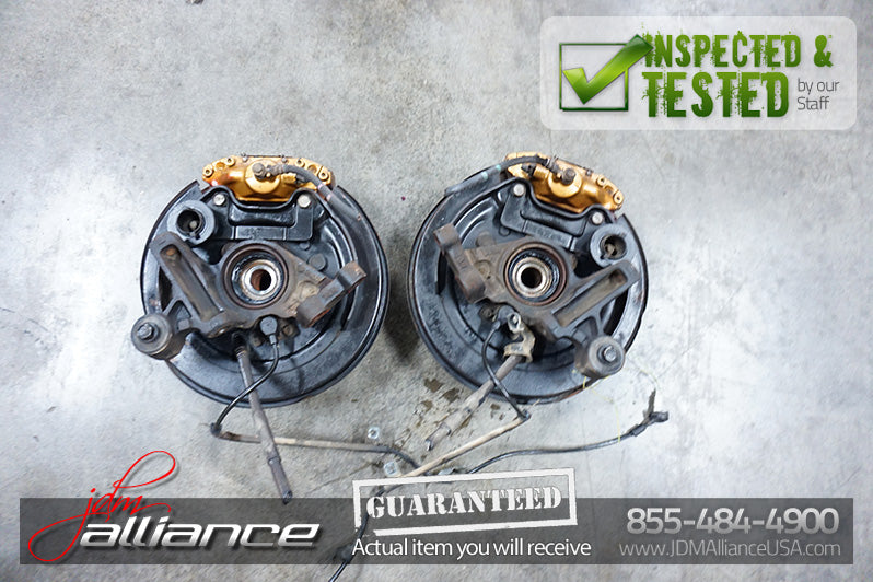 JDM Subaru Impreza WRX STi Brembo Brake Caliper Hub Spindle 5x100 Front & Rear