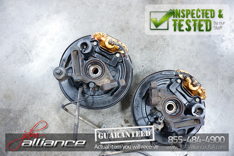 JDM Subaru Impreza WRX STi Brembo Brake Caliper Hub Spindle 5x100 Front & Rear