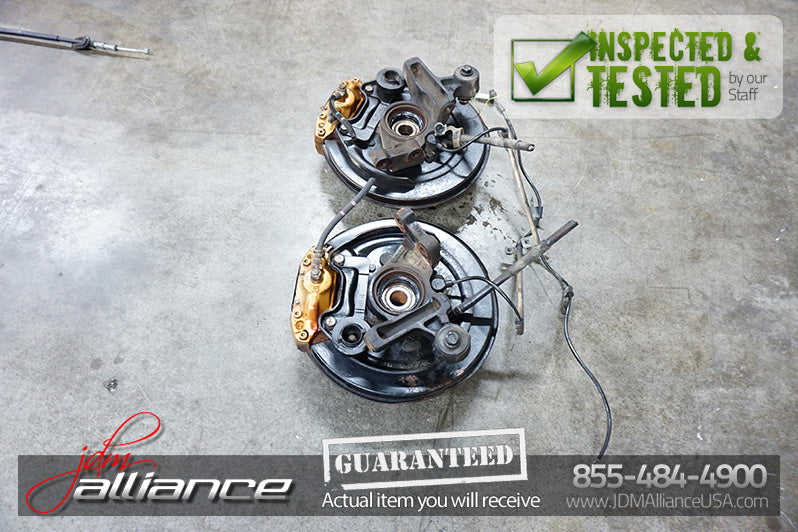 JDM Subaru Impreza WRX STi Brembo Brake Caliper Hub Spindle 5x100 Front & Rear