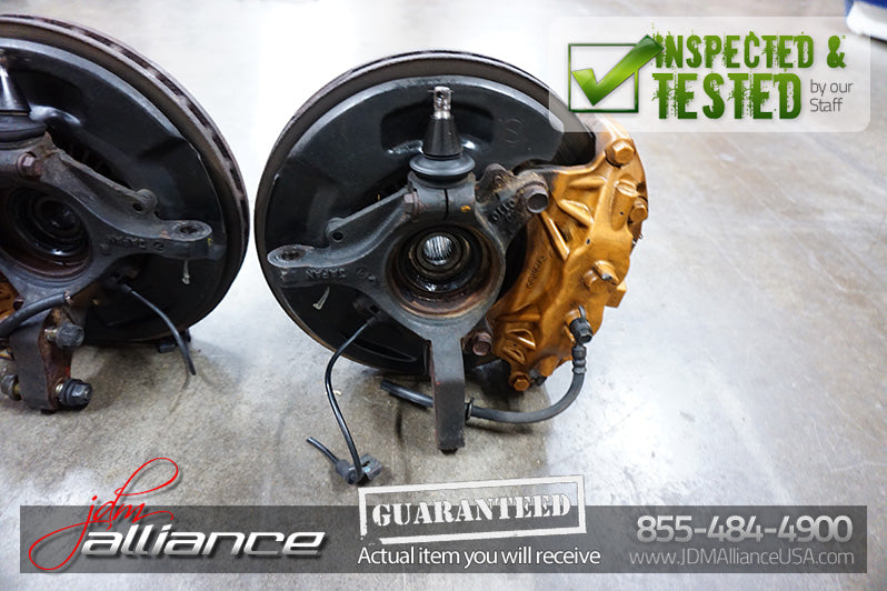 JDM Subaru Impreza WRX STi Brembo Brake Caliper Hub Spindle 5x100 Front & Rear