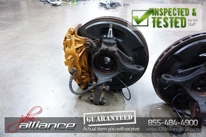 JDM Subaru Impreza WRX STi Brembo Brake Caliper Hub Spindle 5x100 Front & Rear