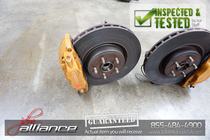 JDM Subaru Impreza WRX STi Brembo Brake Caliper Hub Spindle 5x100 Front & Rear