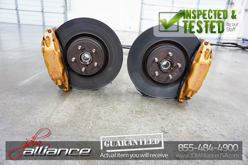 JDM Subaru Impreza WRX STi Brembo Brake Caliper Hub Spindle 5x100 Front & Rear