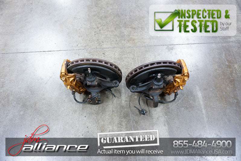 JDM Subaru Impreza WRX STi Brembo Brake Caliper Hub Spindle 5x100 Front & Rear