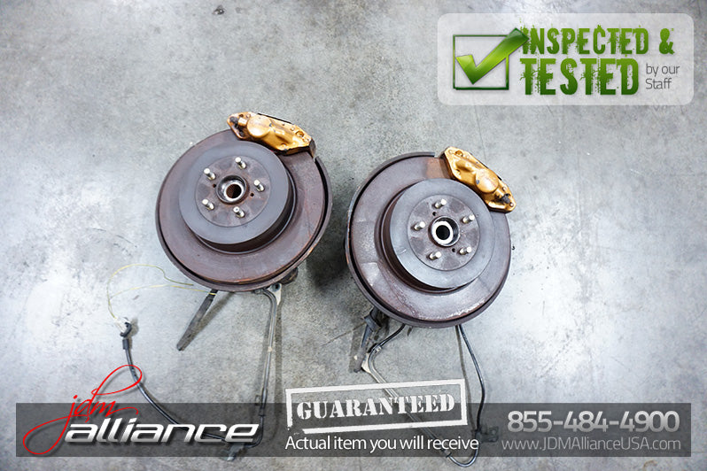 JDM Subaru Impreza WRX STi Brembo Brake Caliper Hub Spindle 5x100 Front & Rear