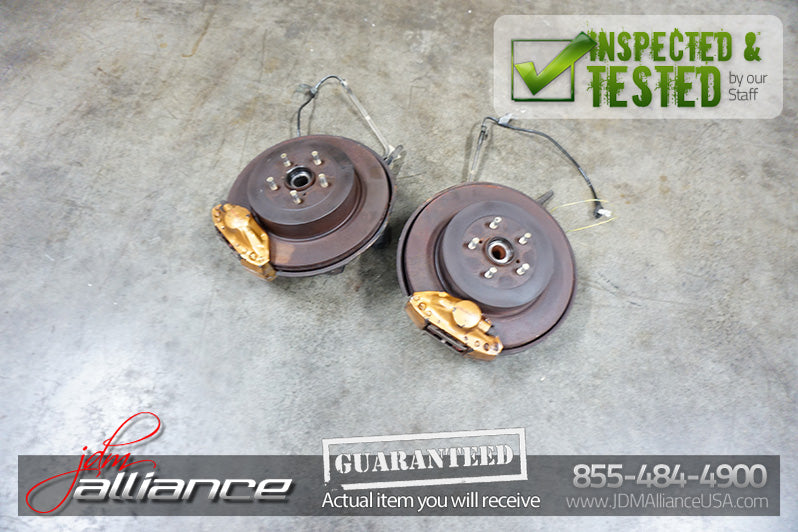 JDM Subaru Impreza WRX STi Brembo Brake Caliper Hub Spindle 5x100 Front & Rear