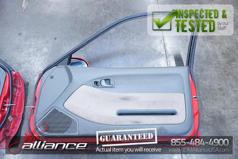 JDM 91-95 Honda Civic EG6 LH RH Doors W/ Panels Mirrors EG RHD
