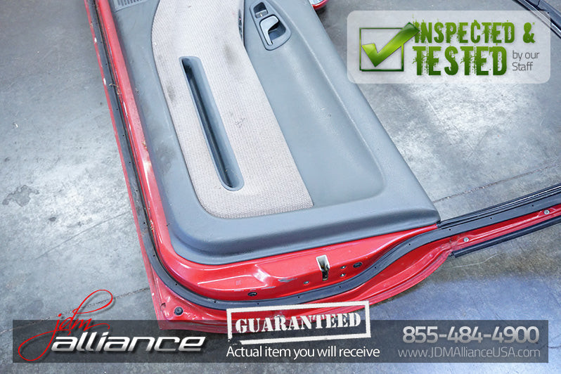 JDM 91-95 Honda Civic EG6 LH RH Doors W/ Panels Mirrors EG RHD