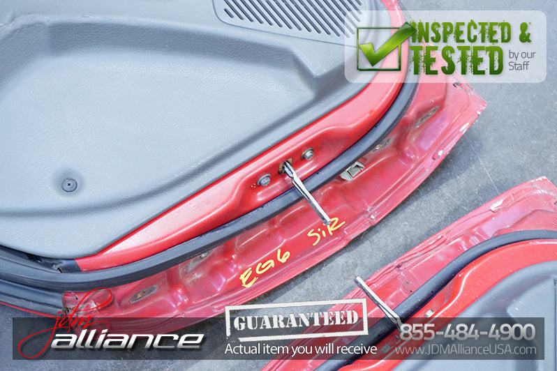 JDM 91-95 Honda Civic EG6 LH RH Doors W/ Panels Mirrors EG RHD