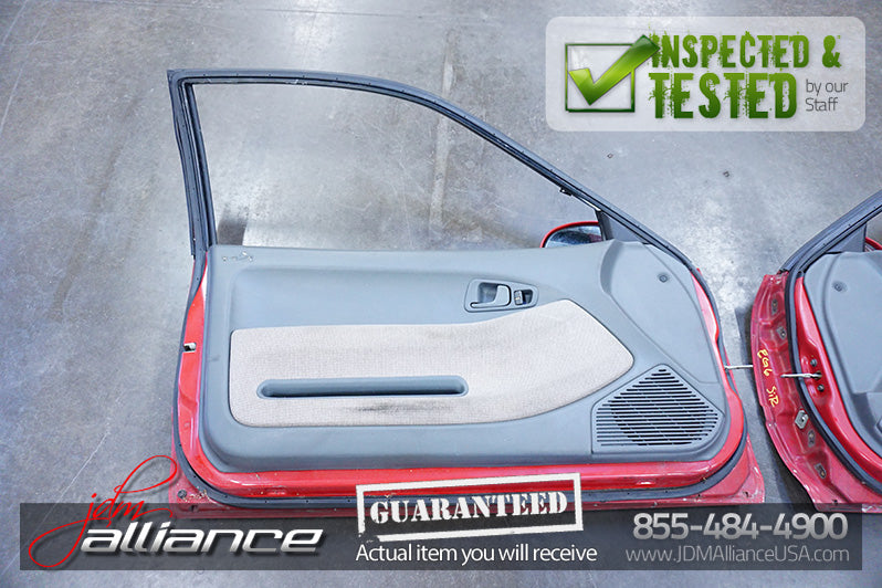JDM 91-95 Honda Civic EG6 LH RH Doors W/ Panels Mirrors EG RHD