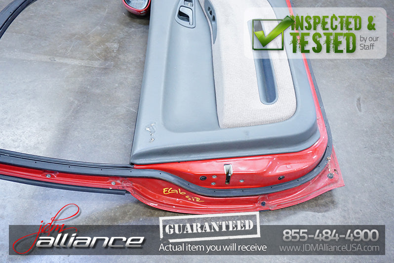 JDM 91-95 Honda Civic EG6 LH RH Doors W/ Panels Mirrors EG RHD