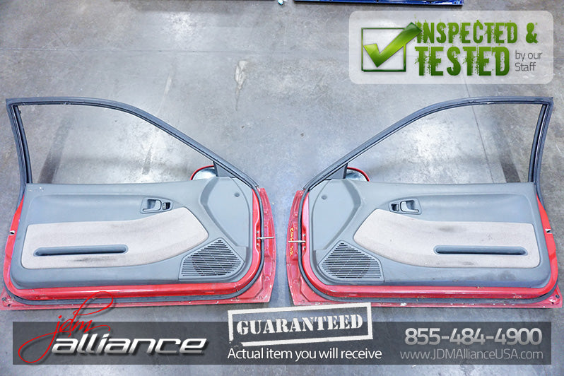 JDM 91-95 Honda Civic EG6 LH RH Doors W/ Panels Mirrors EG RHD