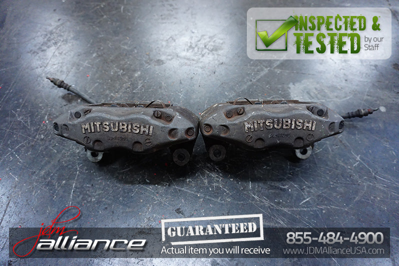 JDM 91-93 Mitsubishi 3000GT VR-4 Pair Front Calipers Left Right