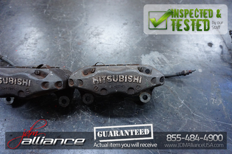 JDM 91-93 Mitsubishi 3000GT VR-4 Pair Front Calipers Left Right