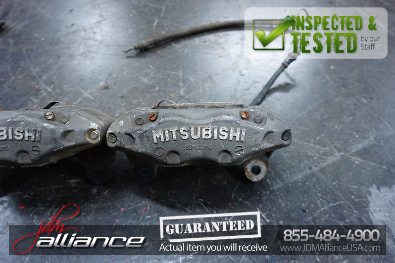 JDM 91-93 Mitsubishi 3000GT VR-4 Pair Front Calipers Left Right