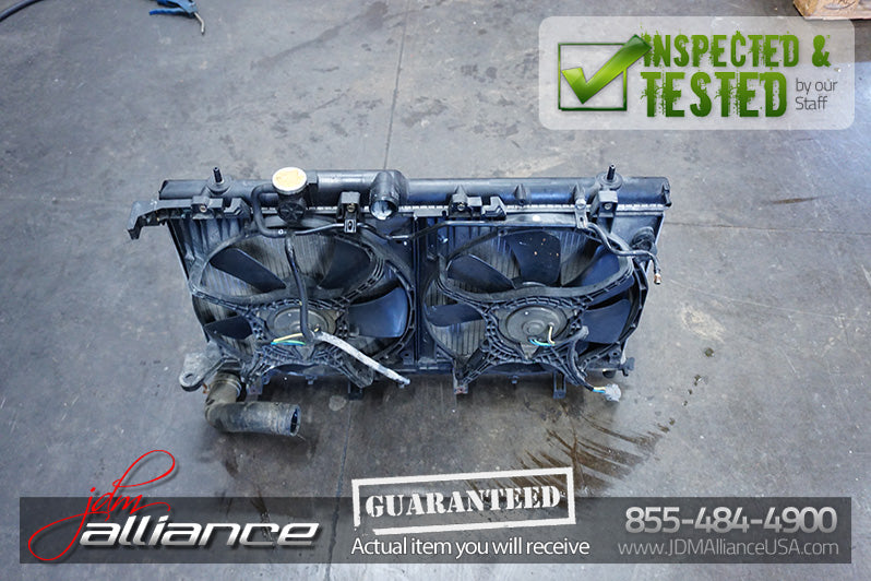 JDM 04-05 Subaru Impreza WRX STi OEM Radiator With Cooling Fans GDB