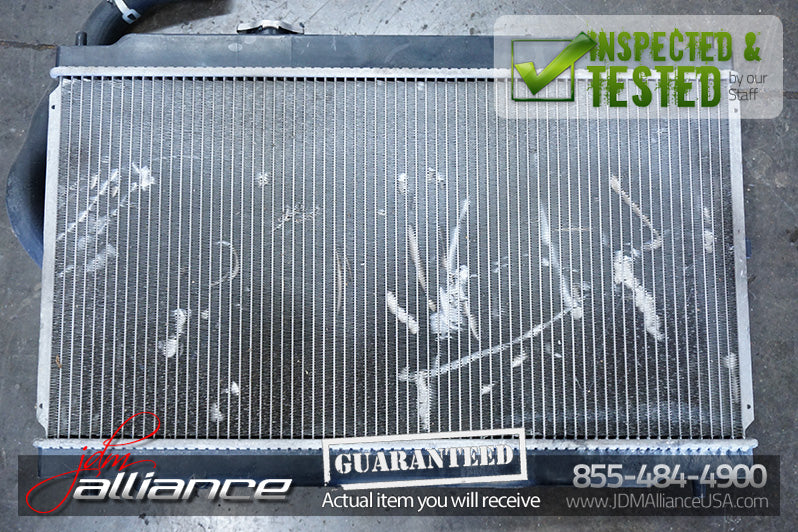 94-01 Acura Integra OEM Radiator With Fans DC2 DC4 DB7 DB8 LS RS GSR Type R