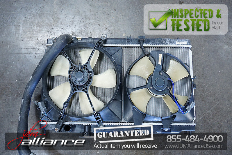 94-01 Acura Integra OEM Radiator With Fans DC2 DC4 DB7 DB8 LS RS GSR Type R